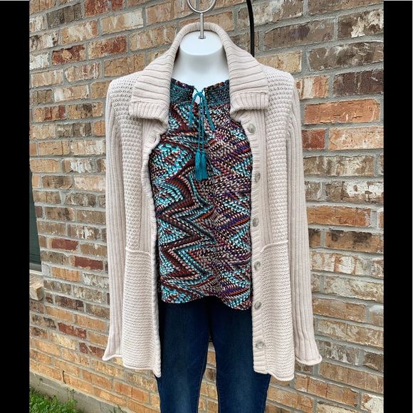 CALVIN KLEIN JEANS Heavy Knit Cardigan Sweater - Picture 2 of 6